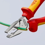Плоскогубцы комбинированные особой мощности хромированные 200 мм Knipex 02 06 200