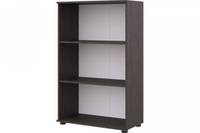 Стеллаж универсальный широкий открытый на 3 ниши серии Аргумент Венге