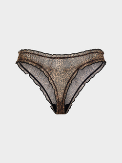 Трусики - бразильяна mesh air strip panther