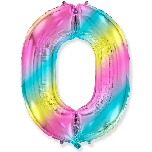 Цифра 0 градиент 40" Fm
