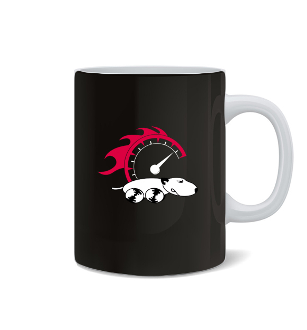 Кружка "Скоростной бультерьер"