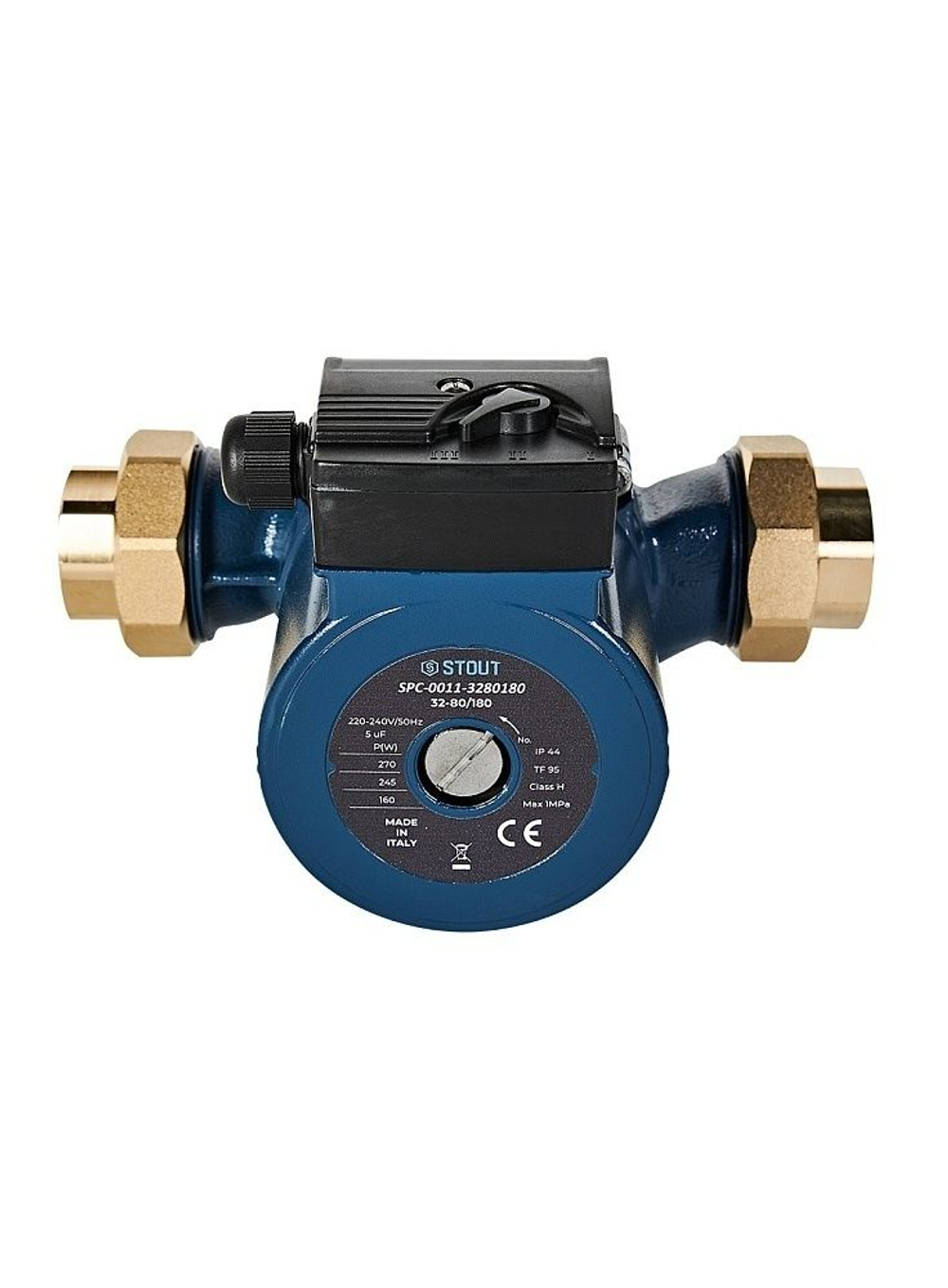 Циркуляционный насос STOUT 32-80-180 мм Италия с гайками (SPC-0011-3280180)