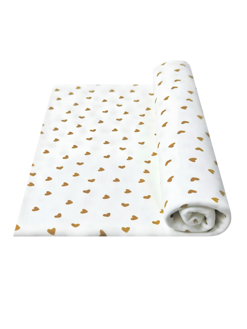 Пеленка Сердца wheat(с дефектом)