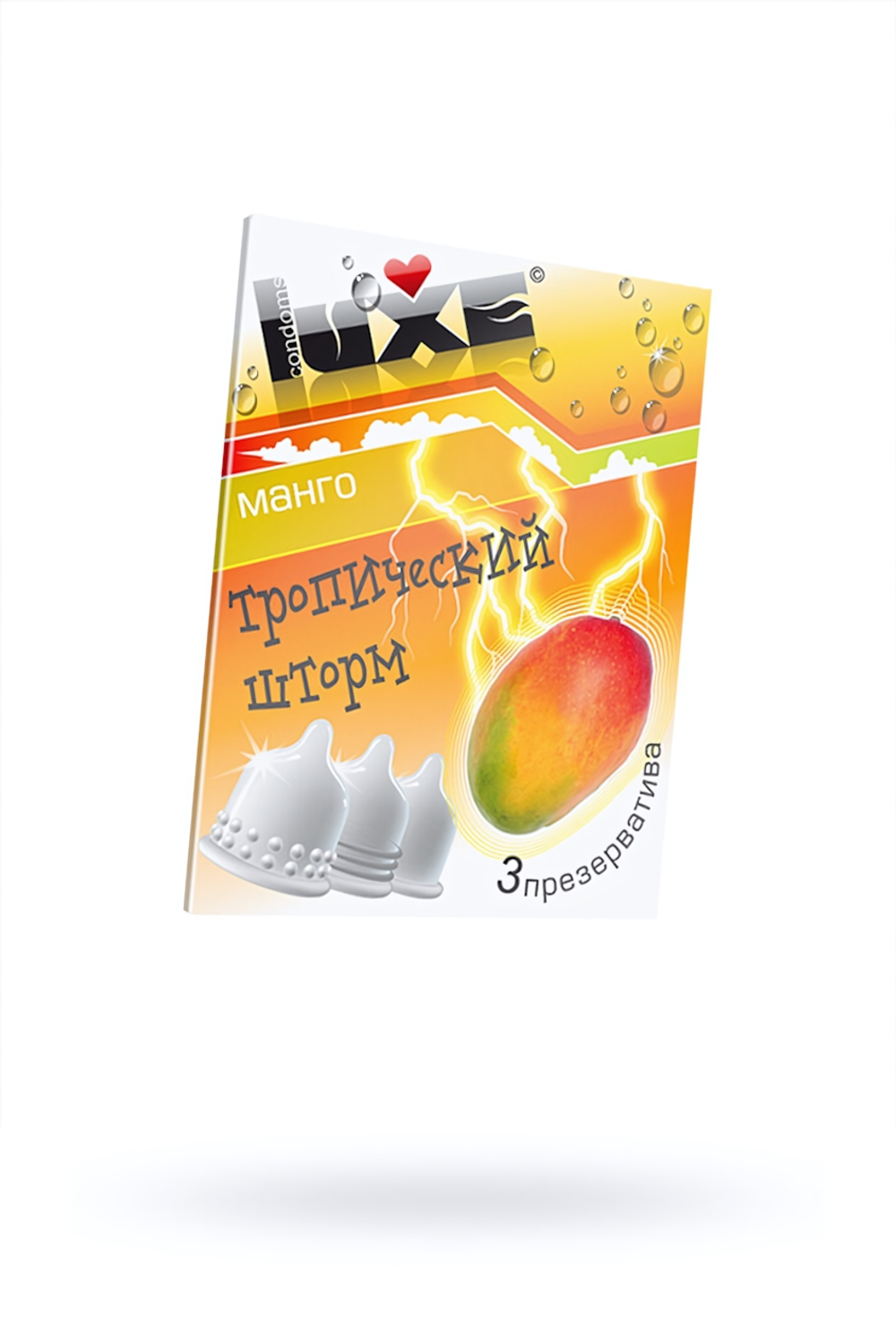 Презервативы Luxe конверт Тропический шторм манго 18 см 3 шт