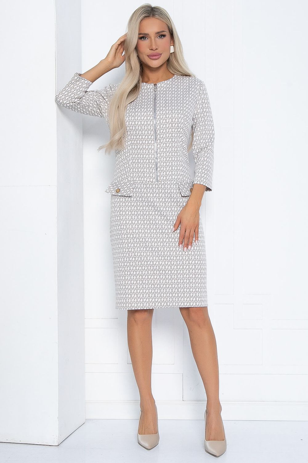 Платье Леди Мери (бежевое) П12559-19 LT Collection