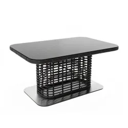 "Блисс" плетеный стол из искусственного ротанга 141х92х75см, цвет бронзовый