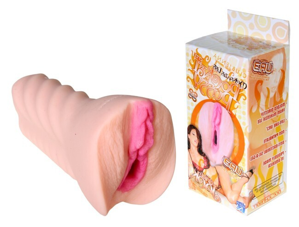 Мастурбатор POCKET PUSSY Union Jack (Цвет: телесный)