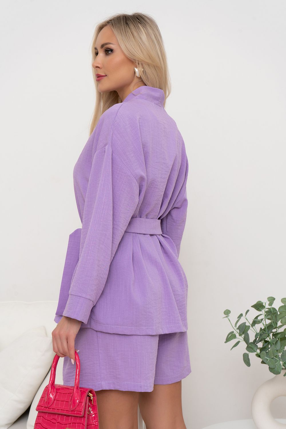 Костюм с шортами (нежная сирень) К11-86 Nikol (Акция)