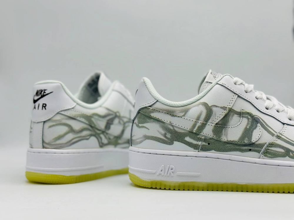 Мужские кроссовки NIKE AIR FORCE 1 LOW SKELETON WHITE