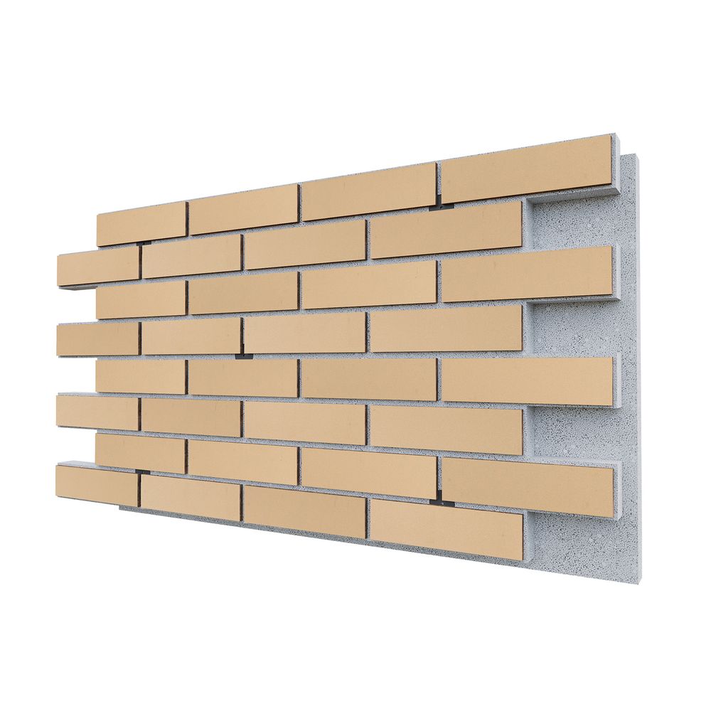 Негорючая термопанель ППС PRO Cerrad Kremowa Gladka 0,612 м², 1020x600 мм