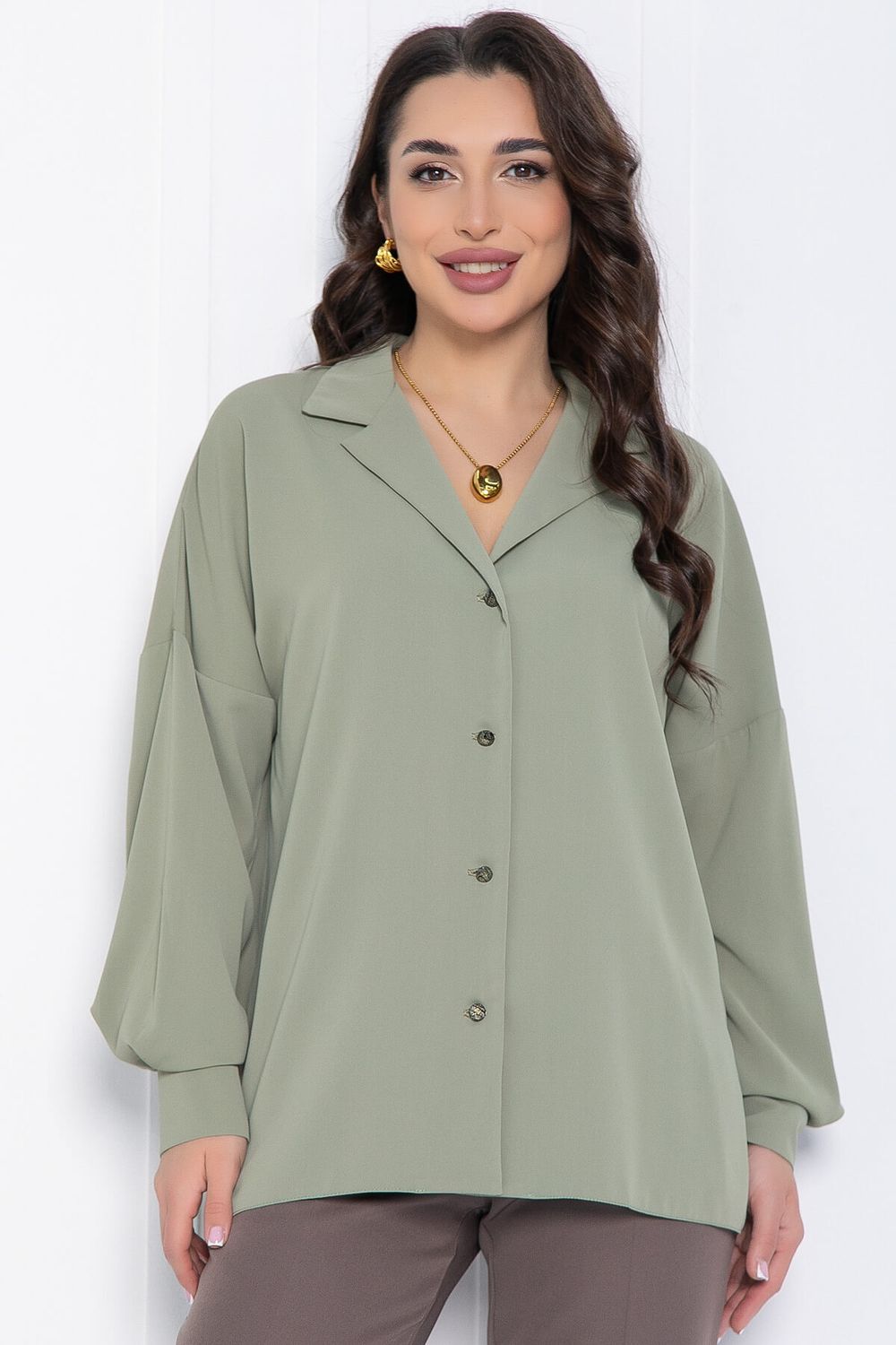 Рубашка Толедо (олива) Б12581-30 LT Collection