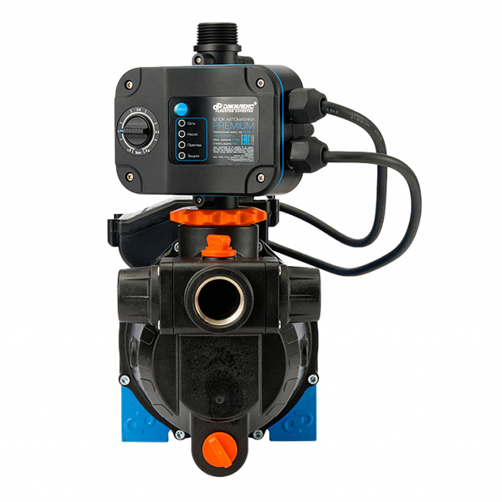 Насосная станция Джамбо 60/35 П-К Комфорт (2.0) (0,62 кВт, 60 л/мин, напор 25 м) ДЖИЛЕКС
