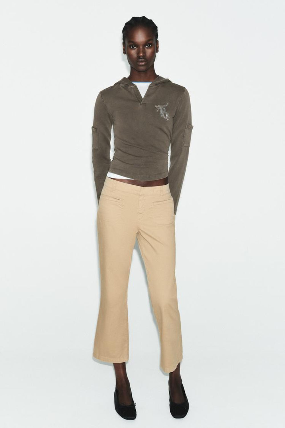 ZARA ХУДИ BRATZ®, ТЕМНО-КОРИЧНЕВЫЙ