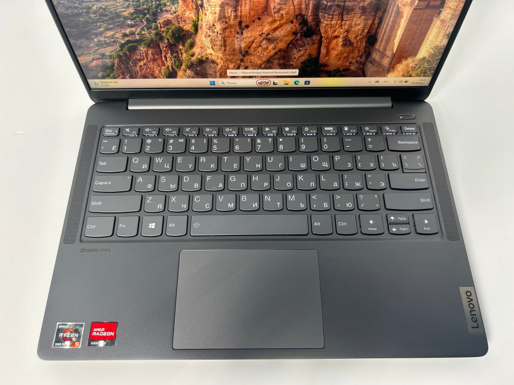 Ноутбук Lenovo IdeaPad 5 Pro Gen 6 (82L7000RRK) 14"/AMD Ryzen 5 5600U/RAM 16GB/SSD 1024GB/AMD Radeon Graphics/2880*1800/IPS 90Hz/DOS/Подсветка кл-ры: LED/Чёрный. Состояние: C1