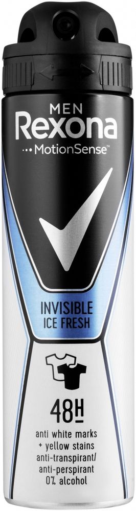 Rexona дезодорант-спрей men Invizible Ice Fresh 150 мл