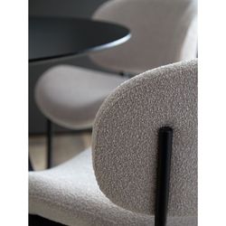 Стул Embrace, букле, серо-бежевый