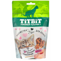 Лакомство "Подушечки" (паштет из лосося) 100 г - для кошек (TiTBiT 022139)