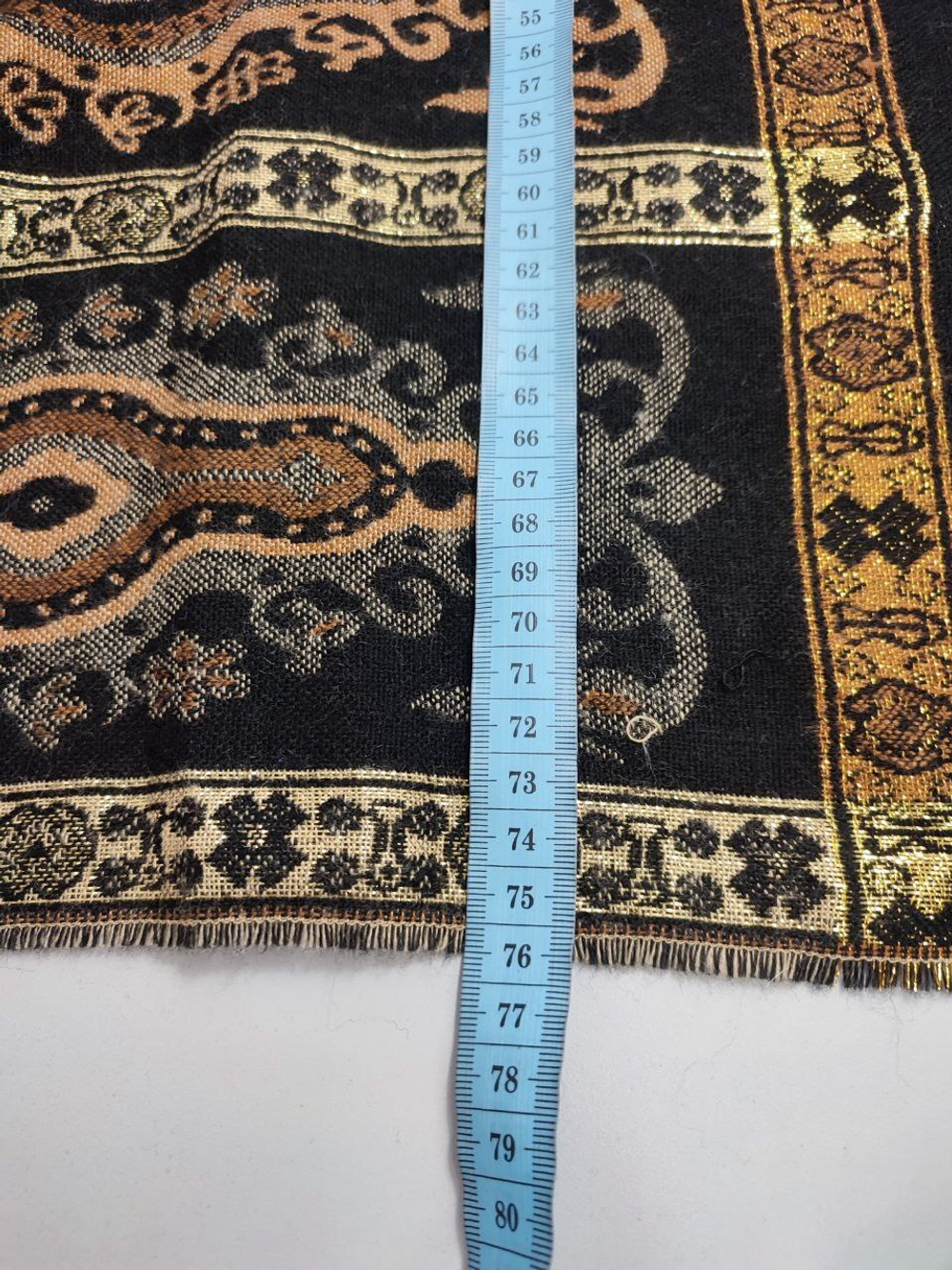 Шарф с шерстью