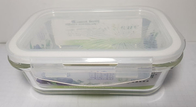 Контейнер стекл.прямоуг.370мл.XB-1201