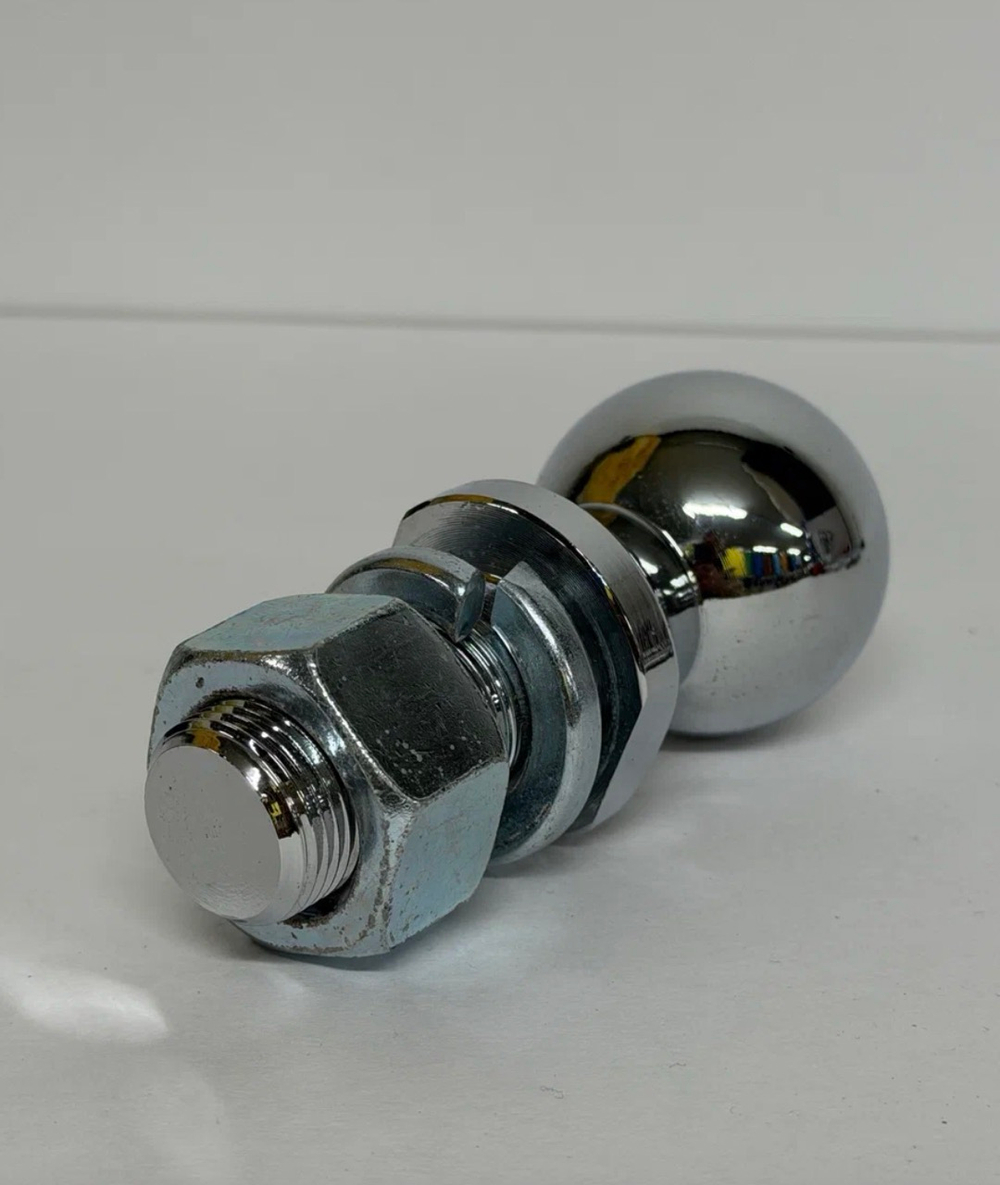 Шар для фаркопа 2 дюйма ~50.8 мм, 3.5 тонн, прицепное устройство для прицепа, ножка стержень М24 (шайба и гайка в комплекте), тип Е , (1 шт.) -