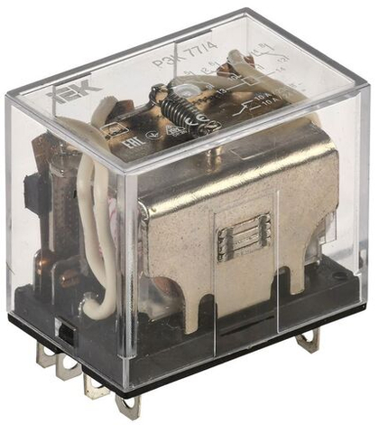 Реле промежуточное РЭК77/4(LY4) с индикацией 10А 24В DC IEK