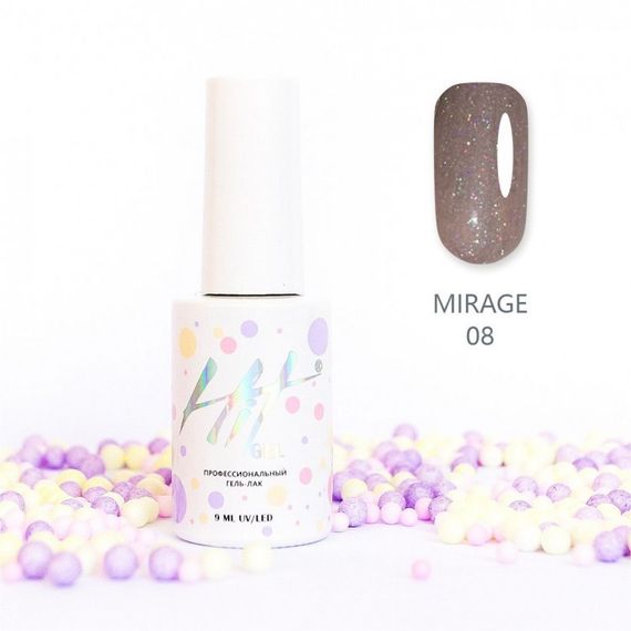 Гель-лак ТМ &quot;HIT gel&quot; №08 Mirage, 9 мл