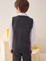 Жилет школьный для мальчика Next Q90-682, Темно-серый