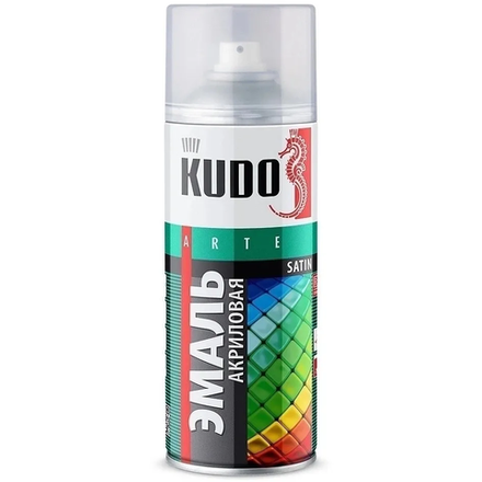 Эмаль акриловая  глянцевая черный RAL9005  KU-ОA9005 (0,52л) KUDO Extra Gloss Finish