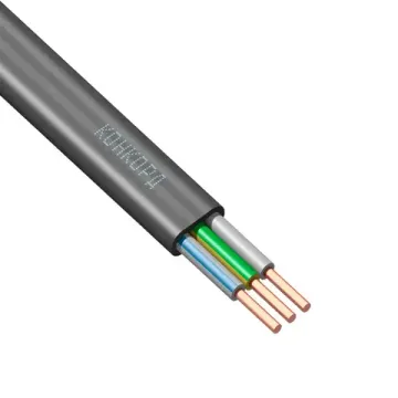 Кабель ВВГнг LS 3 х 6.0 ГОСТ Конкорд плоский