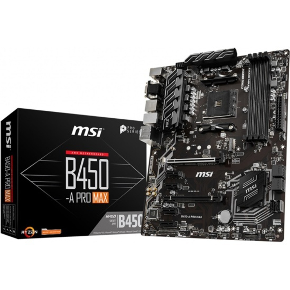 Материнская плата MSI B450-A PRO MAX (AM4, ATX)