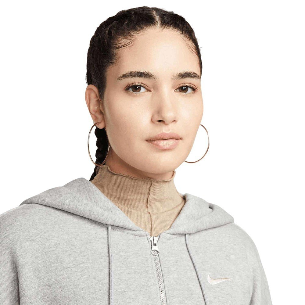 Баскетбольная женская толстовка Nike Sportswear Phoenix Fleece Sweatshirt Grey