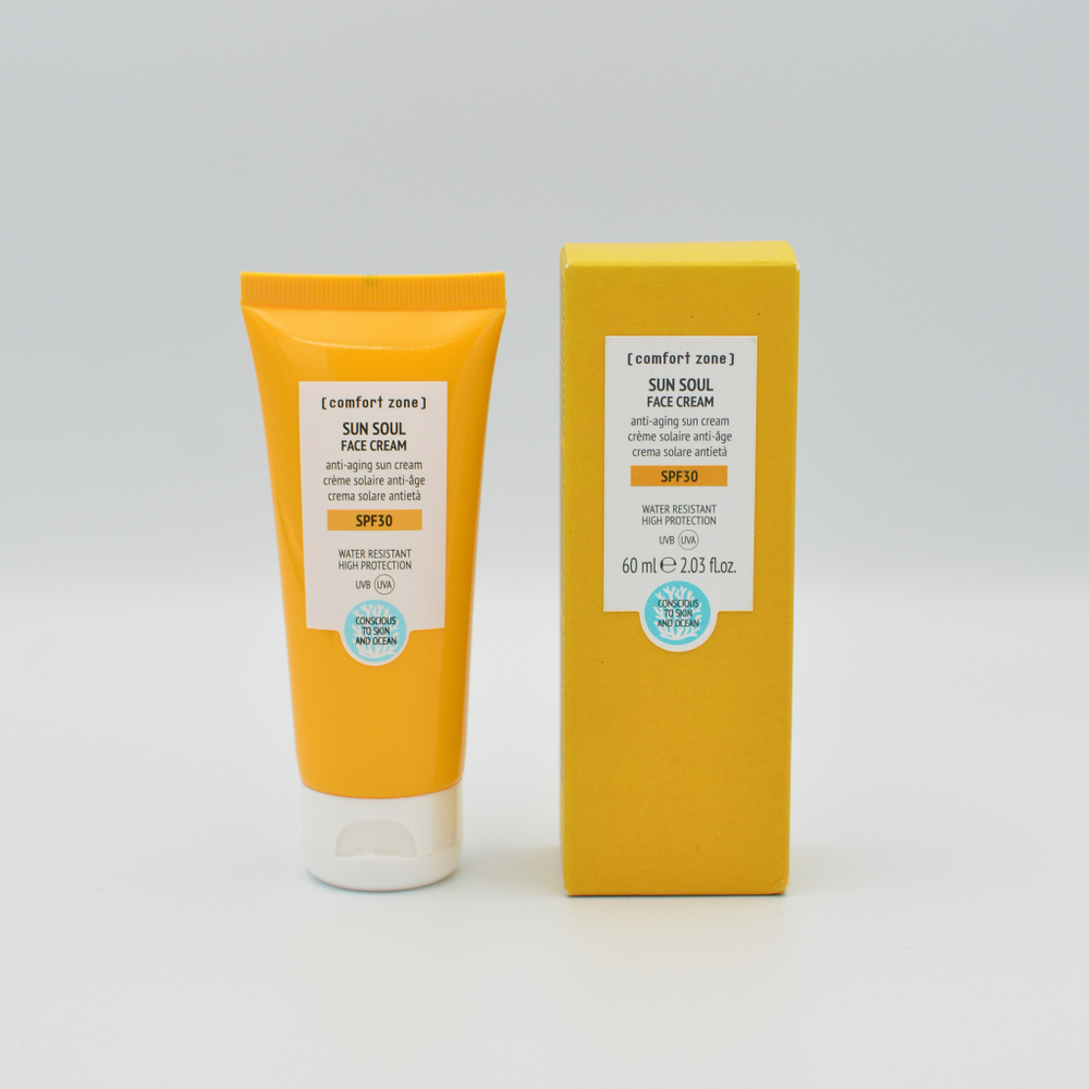 COMFORT ZONE Солнцезащитный крем для лица SPF 30+ Sun Soul