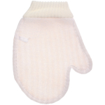 Мочалка - варежка массажная «SANTA MONIKA - PANTERA», цвет белый, 20*15см (ZIP пакет)