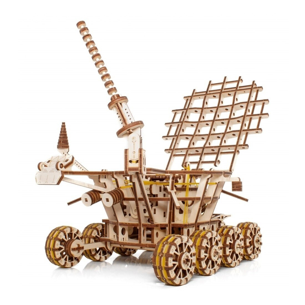 Деревянный механический конструктор Луноход-1 (EWA)