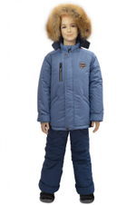 Комплект зимний д/мальчика р.134, джинса (Rusland) А 22-22