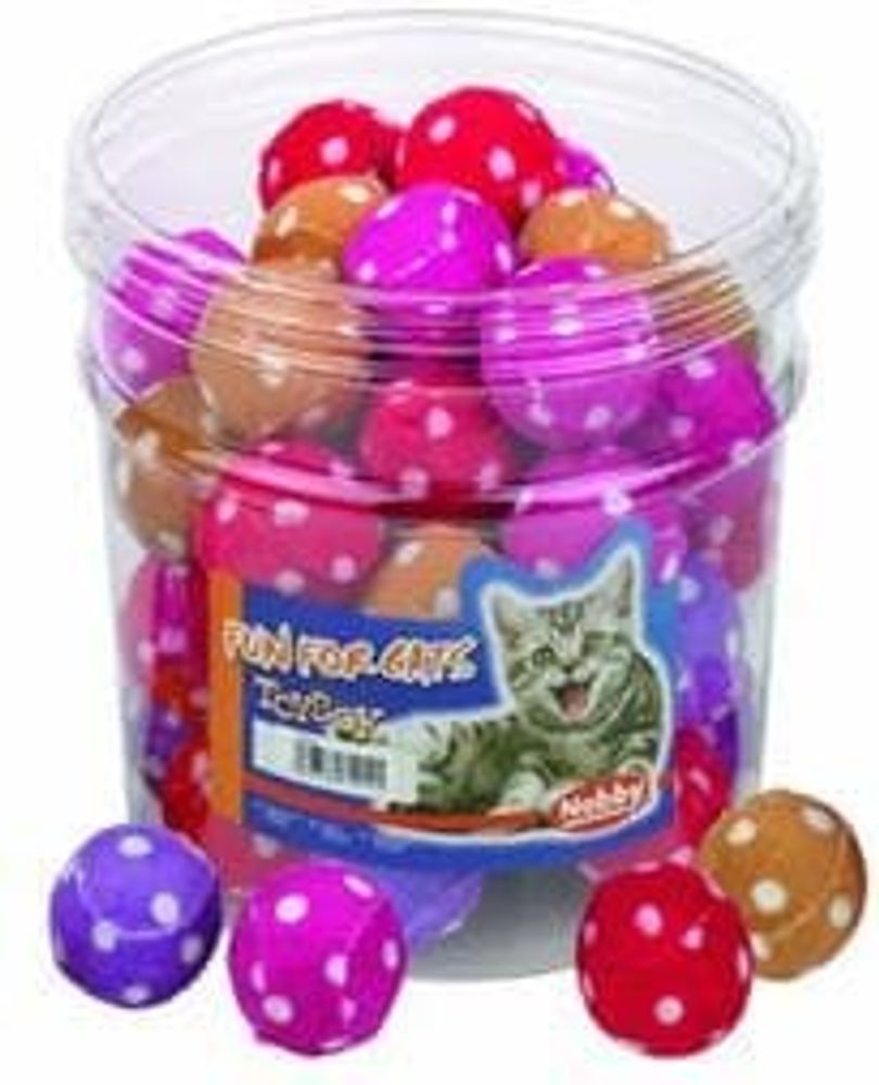 Игрушка д/кошек МЯЧ ГОРОШЕК 4см