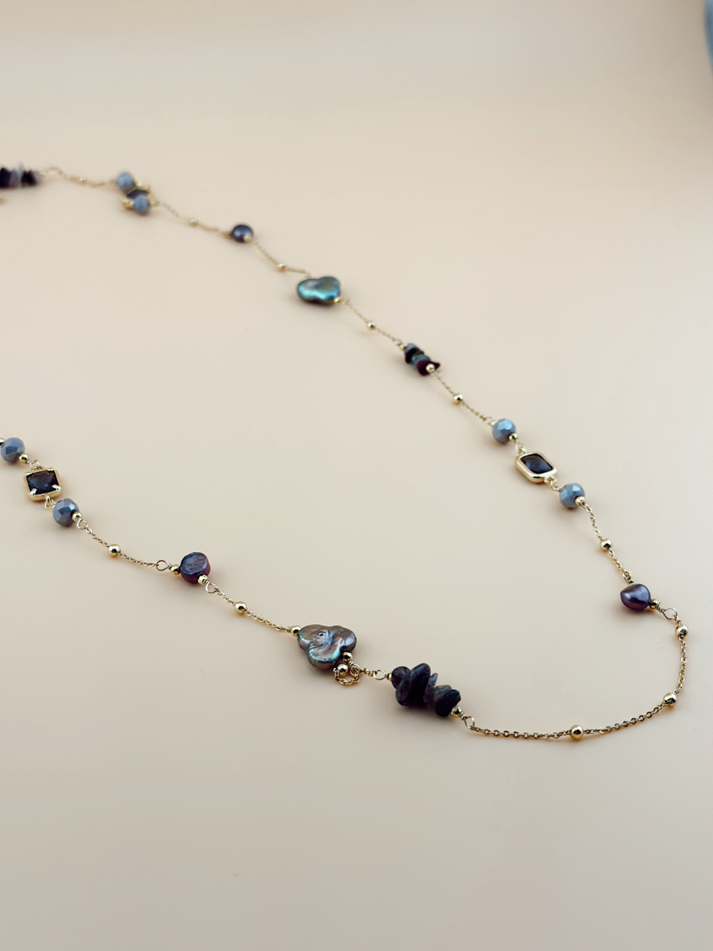 Длинное колье