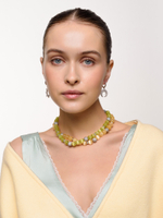 Колье "Summer disco green" селенит