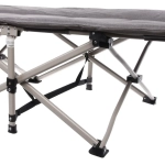 Раскладушка кемпинговая складная 188*66*41 см, серый