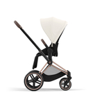 Коляска Cybex Priam IV 3 в 1 цвет Off White на шасси Rosegold