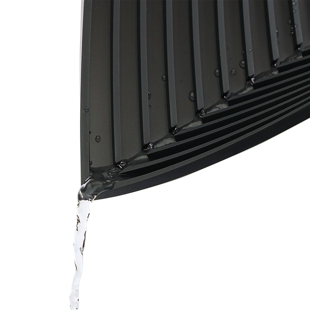 Коврик для сушки посуды dry flex, 34,5х31,5 см, темно-серый