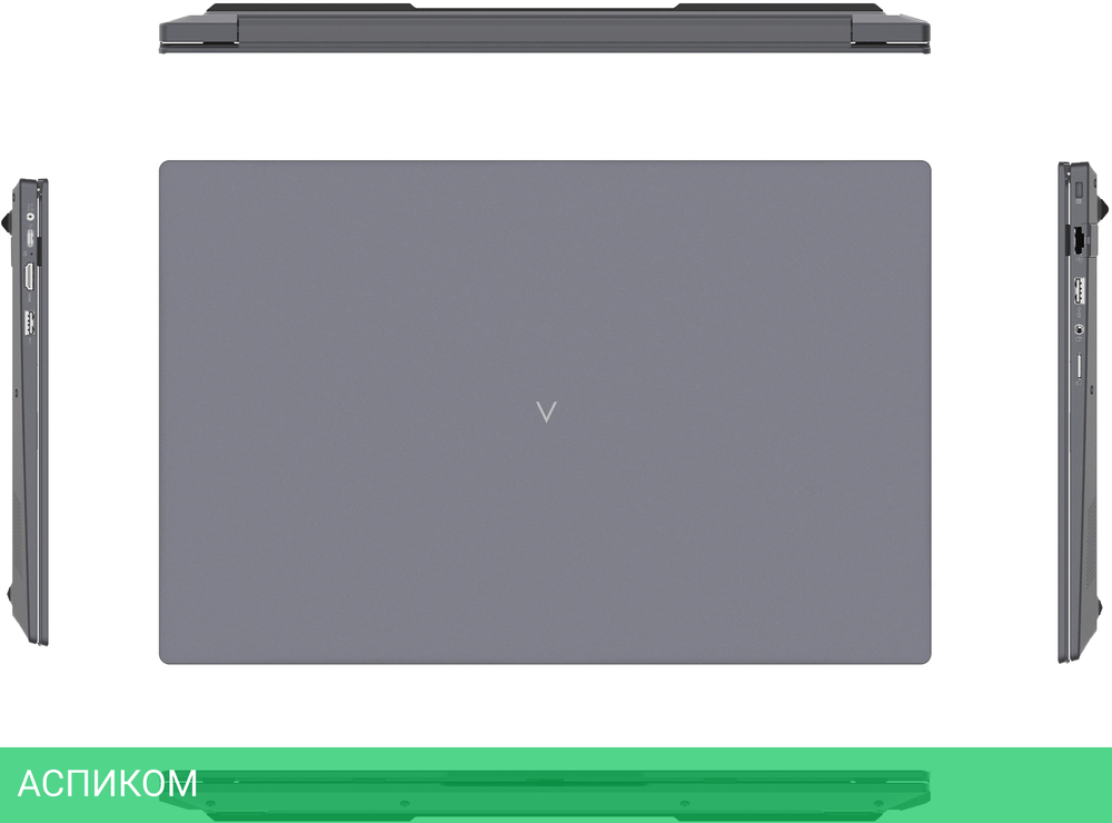Ноутбук Digma Pro Parvus M Dark Grey (DN15R3-ADXW02)