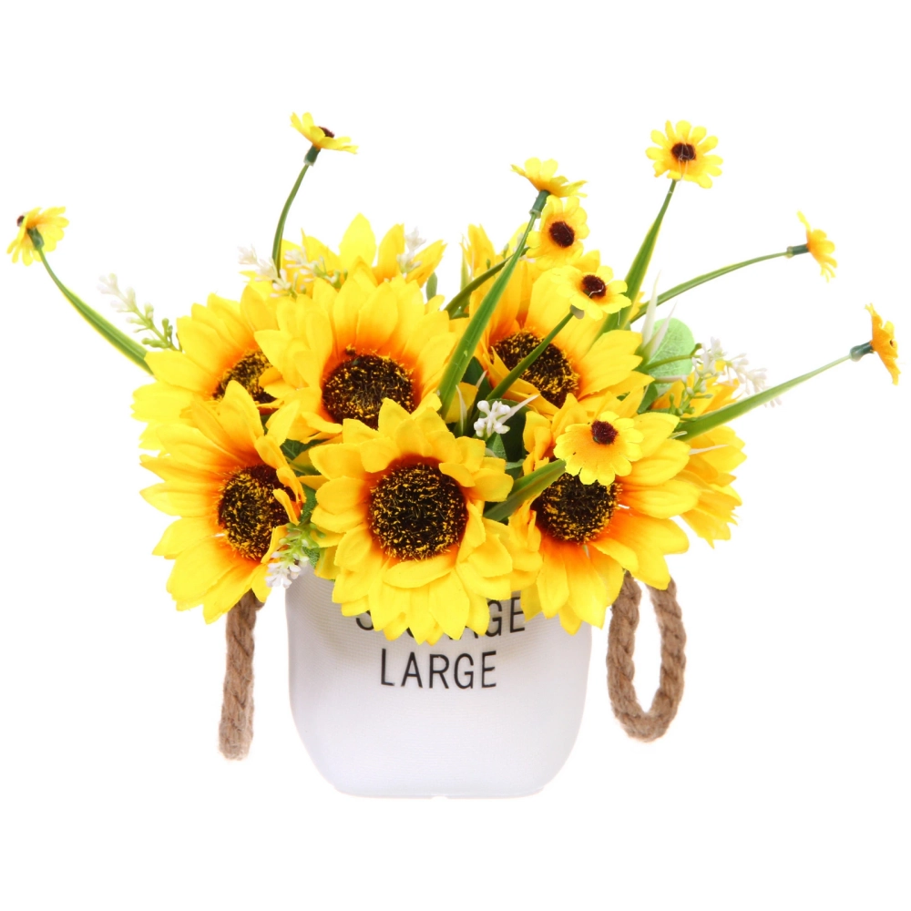 Цветочная композиция «Мечта» 10*20см Подсолнухи