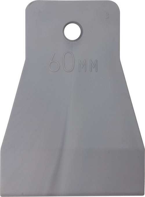 06884 КУРС Шпатель резиновый белый 60мм