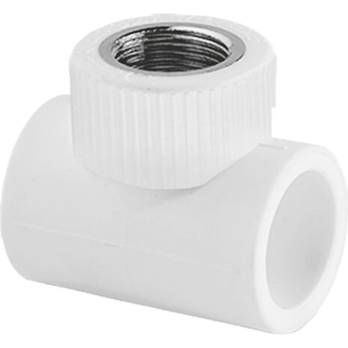 Тройник TEBO бел. PP-R комб. 25х1/2" ВР (20/100), арт. 030043304