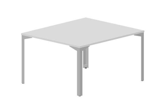 Составной стол на 2 рабочих места 118х136,6х75см, без отверстий