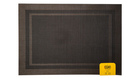 Салфетка подстановочная 33х48см Wo Home Art Frame черная