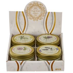 GAEM Свеча ароматическая (блок микс 4шт), L6 W6 H4 см, 4в.