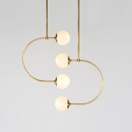 Pendant design lamp  C Light by Bower (Gold)