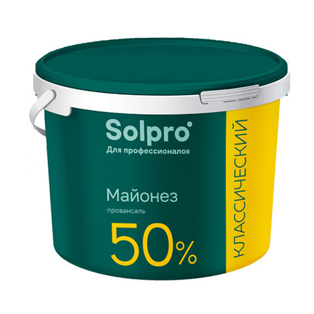 Майонез классический SolPro 50% 9,8 кг